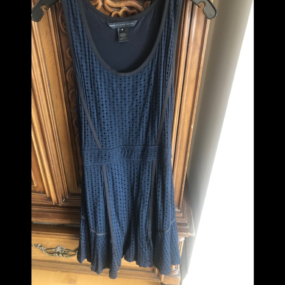 Marc Jacobs Navy dress with black seeming
